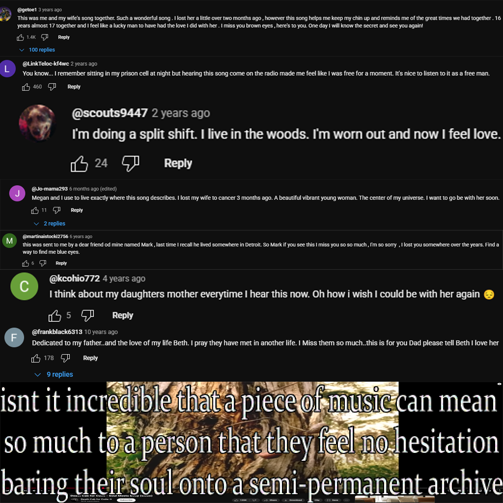 youtube comments